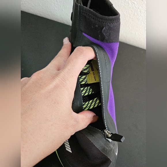 Nike Zoom Pegasus Turbo Shield Black Voltage Purple Running Sneakers Size 8.5 - Picture 12 of 16